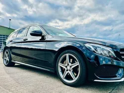 Schwarz Gebraucht 2015 Mercedes C200 AMG line Kombi | 15.900 € (Etwas zu teuer)