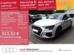 Weiß Gebraucht 2022 Audi A3 Sportback e-tron S-Line Limousine | 28.491 € (Fairer Preis)