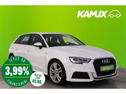 Weiß Gebraucht 2019 Audi A3 Sportback S-Line Limousine | 23.895 € (Etwas zu teuer)