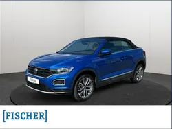 Blau Gebraucht 2021 VW T-Roc Cabriolet Style Cabrio | 23.355 € (Guter Preis)