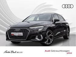 Schwarz (brillantschwarz) Gebraucht 2022 Audi A3 Sportback Advanced Plus Limousine | 22.870 € (Fairer Preis)