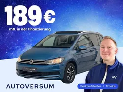 Caribbean blue metallic Gebraucht 2020 VW Touran United Van / Kleinbus | 23.985 € (Etwas zu teuer)