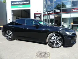 Mythosschwarz metallic Gebraucht 2023 Audi A6 S-Line Limousine | 49.800 € (Fairer Preis)