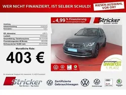 Delfingrau metallic (metallic) Gebraucht 2023 VW Tiguan Elegance SUV | 33.949 € (Guter Preis)