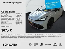 Glacial white metallic Gebraucht 2024 Cupra Born e-Boost Kleinwagen | 32.890 € (Fairer Preis)