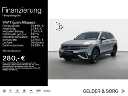 Ivory silver metallic Gebraucht 2024 VW Tiguan Allspace Move SUV | 35.490 € (Fairer Preis)