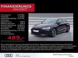 Mythosschwarz metallic Gebraucht 2024 Audi A3 Sportback S-Line Kleinwagen | 39.980 € (Fairer Preis)