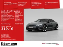 Daytonagrau perleffekt (metallic) Gebraucht 2023 Audi RS e-tron GT Sport Limousine | 84.930 € (Etwas zu teuer)