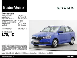 Blau Gebraucht 2022 Skoda Fabia Ambition Kombi | 14.630 € (Fairer Preis)