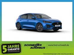 Desert island blue Neu 2025 Ford Focus ST-Line X Limousine | 35.400 € (Teuer)