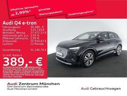 Mythosschwarz metallic Gebraucht 2022 Audi Q4 e-tron Ambiente SUV | 30.489 € (Teuer)
