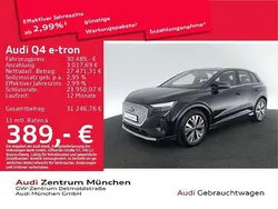 Mythosschwarz metallic Gebraucht 2022 Audi Q4 e-tron Ambiente SUV | 30.489 € (Teuer)