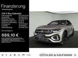 Ivory silver metallic Gebraucht 2025 VW T-Roc Cabriolet R-line Cabrio | 40.249 € (Etwas zu teuer)