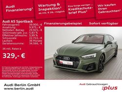 Distriktgrün metallic Gebraucht 2021 Audi A5 Sportback S-Line Kleinwagen | 39.900 € (Etwas zu teuer)