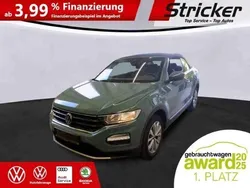 Cactus green schwarz Gebraucht 2021 VW T-Roc Cabriolet Style Cabrio | 19.949 € (Fairer Preis)