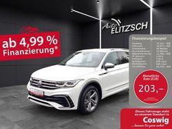 Pure white Gebraucht 2022 VW Tiguan Allspace R-line SUV | 33.870 € (Fairer Preis)