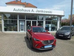 Rubinrot metallic (metallic) Gebraucht 2017 Mazda CX-3 Sports-Line SUV | 16.990 € (Etwas zu teuer)