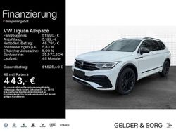 Oryxweiß perlmutteffekt Gebraucht 2024 VW Tiguan Allspace R-line SUV | 45.990 € (Fairer Preis)