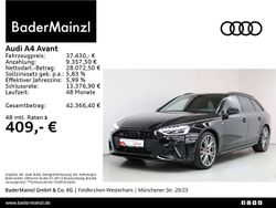 Schwarz Gebraucht 2023 Audi A4 S-Line Kombi | 37.430 € (Fairer Preis)