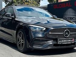 Obsidianschwarz Gebraucht 2023 Mercedes C300e AMG line Kombi | 28.885 €
