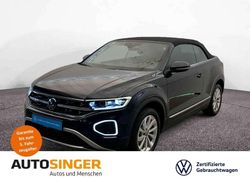 Deep black perleffekt Gebraucht 2025 VW T-Roc Cabriolet Style Cabrio | 32.960 € (Superpreis)