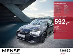 Schwarz Gebraucht 2024 Audi A3 Sportback S-Line Limousine | 46.485 € (Teuer)