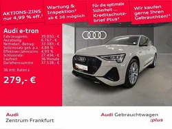 Blau Gebraucht 2021 Audi e-tron S-Line SUV | 39.850 €