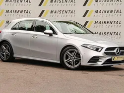 Silber Gebraucht 2018 Mercedes A200 AMG line Limousine | 21.999 € (Fairer Preis)