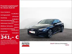 Schwarz Gebraucht 2022 Audi A3 S-Line Limousine | 31.300 € (Etwas zu teuer)