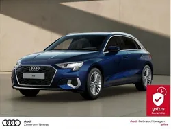 Blau Gebraucht 2024 Audi A3 Sportback Advanced Limousine | 29.520 € (Superpreis)