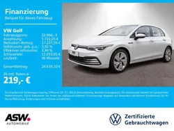 Oryxwhite perlmutteffekt Gebraucht 2021 VW Golf VIII Style Limousine | 22.960 € (Fairer Preis)