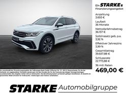 Oryxweiß perlmutteffekt Gebraucht 2022 VW Tiguan Allspace R-line SUV | 39.850 € (Teuer)