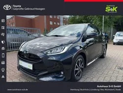 Mysticschwarz mica Gebraucht 2021 Toyota Yaris Hybrid Basis Kleinwagen | 19.490 € (Fairer Preis)