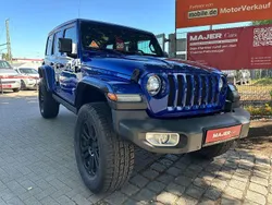Blau Gebraucht 2021 Jeep Wrangler Unlimited Sahara SUV | 54.600 € (Etwas zu teuer)
