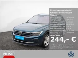 Blau Gebraucht 2022 VW Tiguan Active SUV | 33.490 € (Etwas zu teuer)