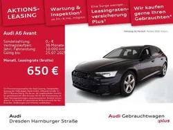 Mythosschwarz metallic Gebraucht 2024 Audi A6 S-Line Kombi | 62.890 €
