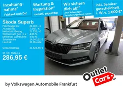 Empiregrau metallic (metallic) Gebraucht 2020 Skoda Superb SportLine Kombi | 28.980 € (Guter Preis)