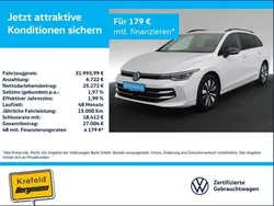 Oryxweiß perlmutteffekt (metallic) Gebraucht 2024 VW Golf VIII Goal Kombi | 31.994 € (Superpreis)