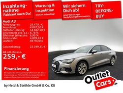 Florettsilber metallic Gebraucht 2021 Audi A3 Limousine | 19.470 € (Guter Preis)