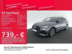 Daytonagrau perleffekt Gebraucht 2022 Audi Q3 Sportback Ambiente SUV | 36.442 € (Etwas zu teuer)