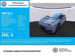 Grau Gebraucht 2021 VW ID.3 Pure Kleinwagen | 18.595 € (Fairer Preis)
