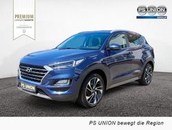 Blau / stellar blue (metallic) Gebraucht 2019 Hyundai Tucson Style SUV | 18.750 € (Fairer Preis)