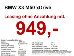Schwarz Neu 2025 BMW X3 M Sport SUV | 79.999 € (Superpreis)
