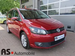 Wild cherry red metallic Gebraucht 2013 VW Touran Highline Van / Kleinbus | 10.790 € (Guter Preis)