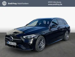 Obsidianschwarz metallic Gebraucht 2024 Mercedes C220 Kombi | 44.900 € (Teuer)