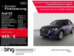 Navarrablau metallic Gebraucht 2024 Audi Q3 S-Line SUV | 39.830 € (Guter Preis)
