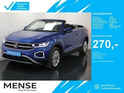 Blau Gebraucht 2023 VW T-Roc Cabriolet Style Cabrio | 27.985 € (Fairer Preis)