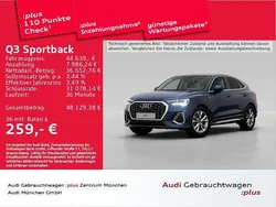 Blau Gebraucht 2025 Audi Q3 Sportback S-Line SUV | 44.639 € (Fairer Preis)