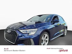 Navarrablau metallic Gebraucht 2023 Audi A3 Sportback e-tron S-Line Limousine | 29.310 € (Fairer Preis)