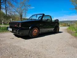 Schwarz Gebraucht 1992 VW Golf Cabriolet Sportline Cabrio | 15.900 €